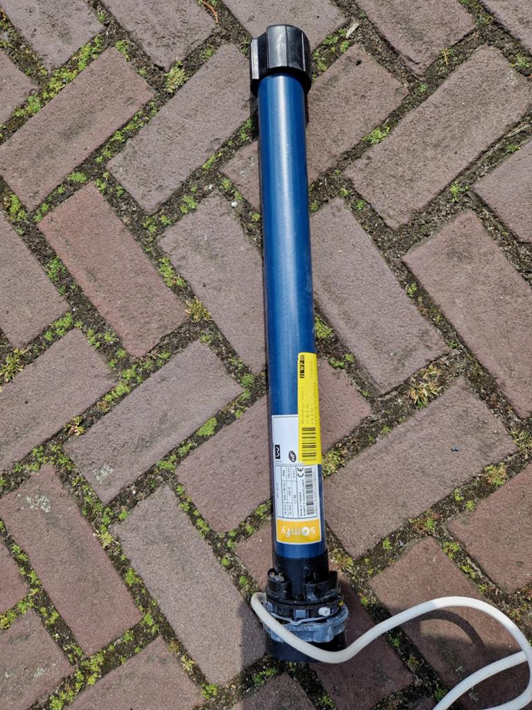 Somfy LT 50 JET 10/12 buismotor voor rolluik/zonwering, Gebruikt, Overige kleuren, Minder dan 100 cm, Ophalen of Verzenden