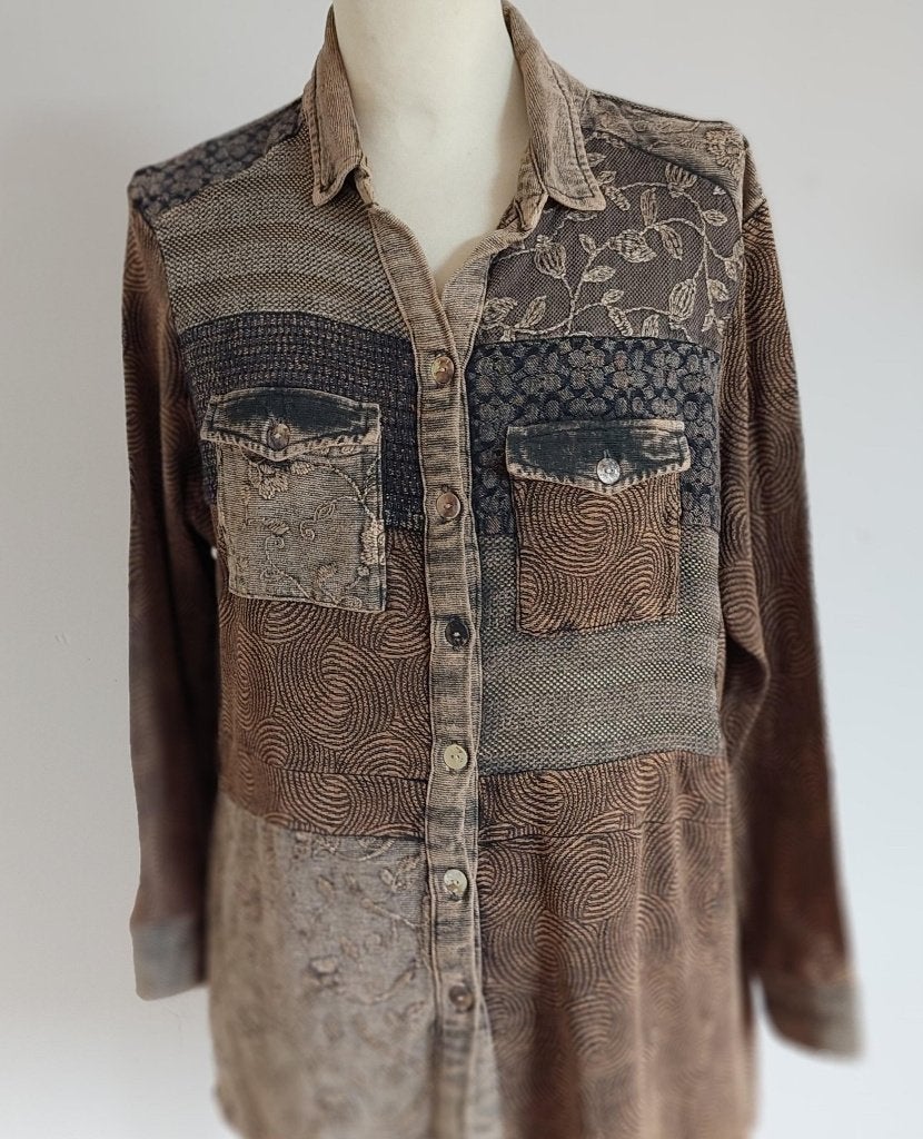 Ornavit  overhemd in maat XL Zgan!, Ornavit, Zo goed als nieuw, Halswijdte 43/44 (XL), Meerkleurig