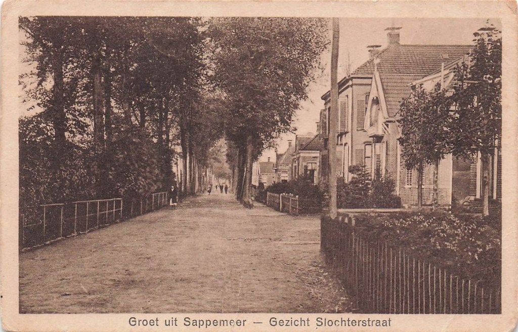 702-415-047 Sappemeer Gezicht Slochterstraat, Verzenden, Voor 1920, Groningen