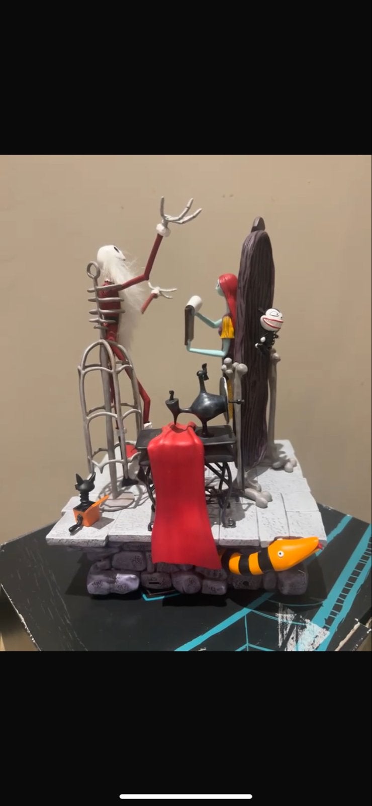 Disney The Nightmare Before Christmas Jack & Sally Figuur, Ophalen of Verzenden, Overige figuren, Nieuw, Beeldje of Figuurtje