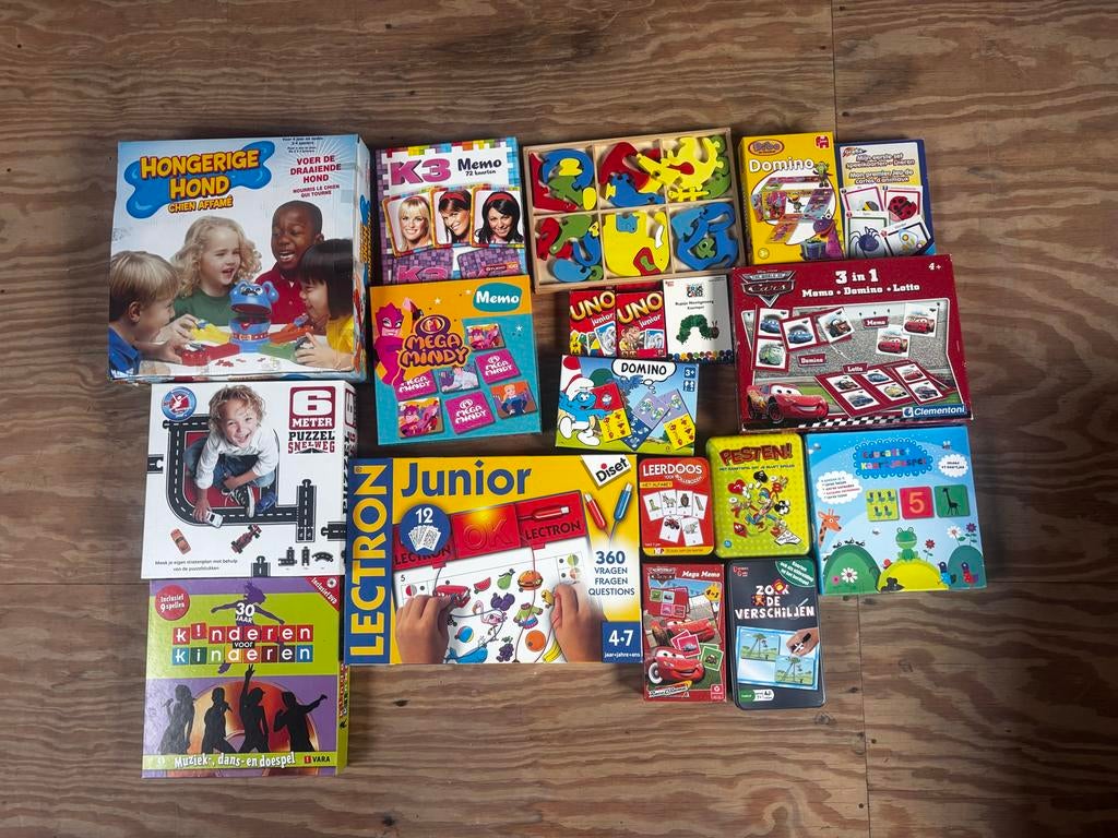 Diverse spelletjes: bordspellen, memo en puzzels, Ophalen of Verzenden, Zo goed als nieuw