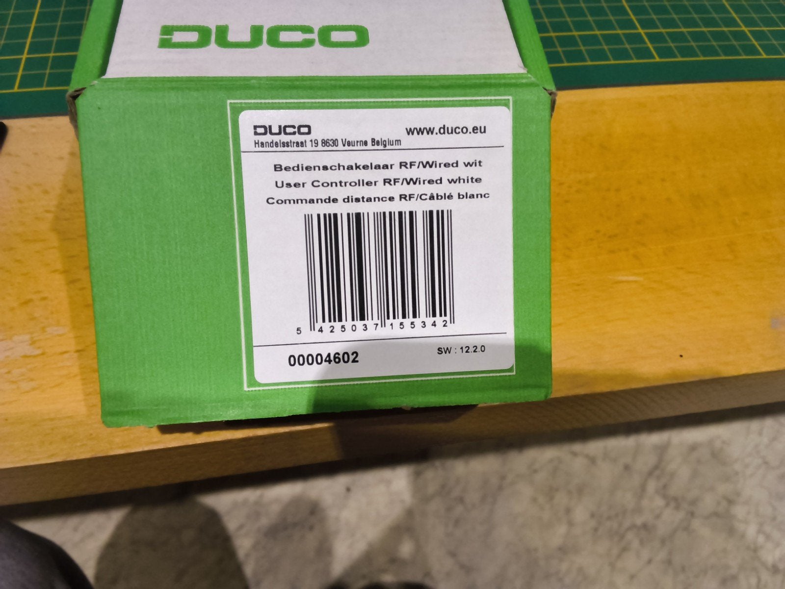 Duco bedieningsschakelaar bedraad - wit (0000-4602) nieuw, Ophalen, Nieuw, Ventilator