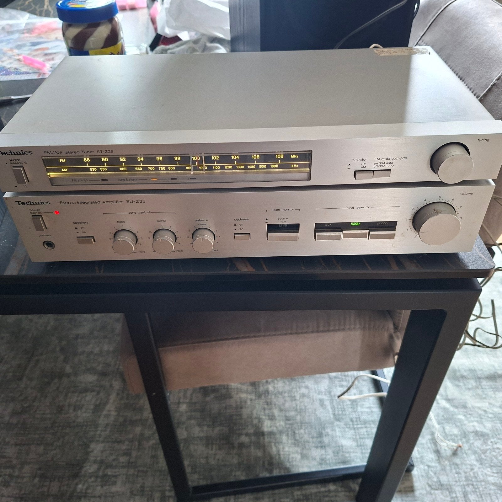 Technics Stereo Set: Versterker SU-Z25, ST-Z25 & Speak, Ophalen