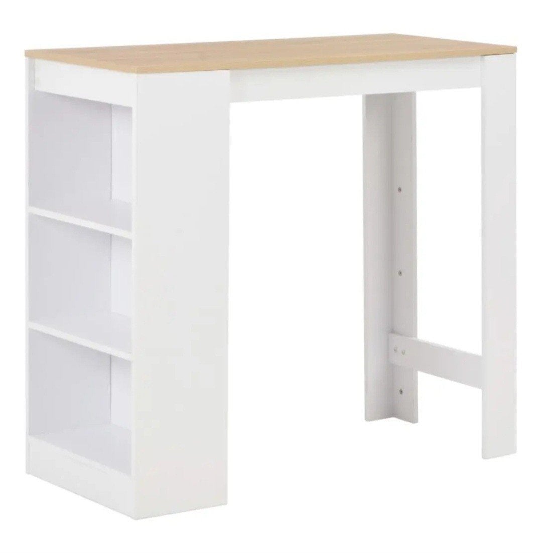 Ikea Bartafel en 2 barkrukken, Ophalen, Gebruikt, 90 cm of meer, Hout