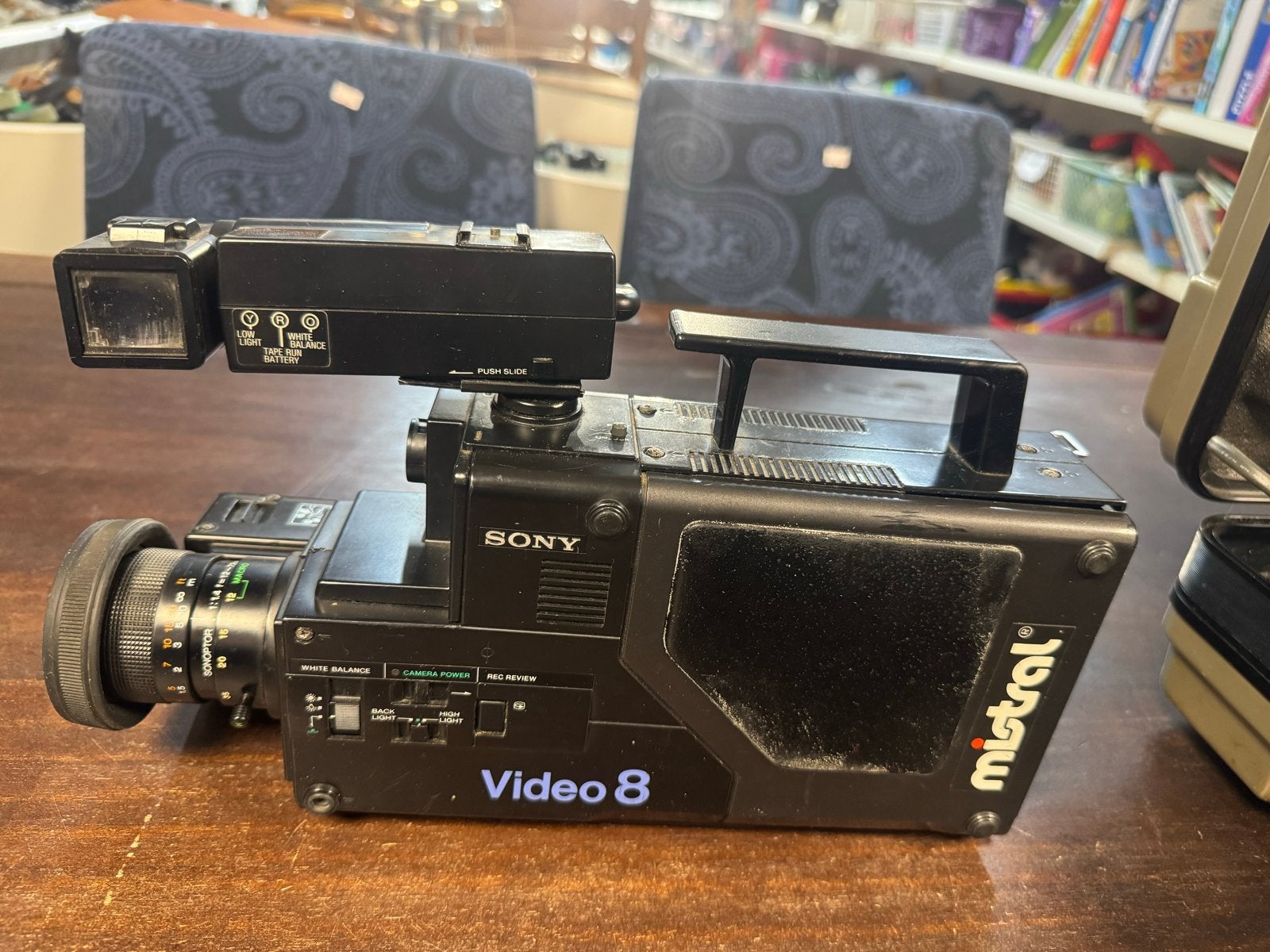 Vintage Sony Video 8 Camera met Koffer - Mistral, Ophalen, 8mm, Camera