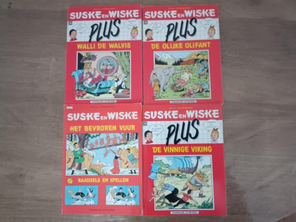 Suske en Wiske Plus - 4 stripboeken, Boeken, Meerdere stripboeken, Ophalen of Verzenden, Gelezen, Willy Vandersteen
