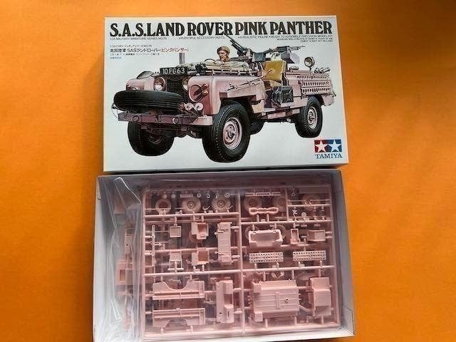 TAMIYA SAS PINK PANTHER Landrover 1/35, Tank, Verzenden, 1:32 tot 1:50, Nieuw