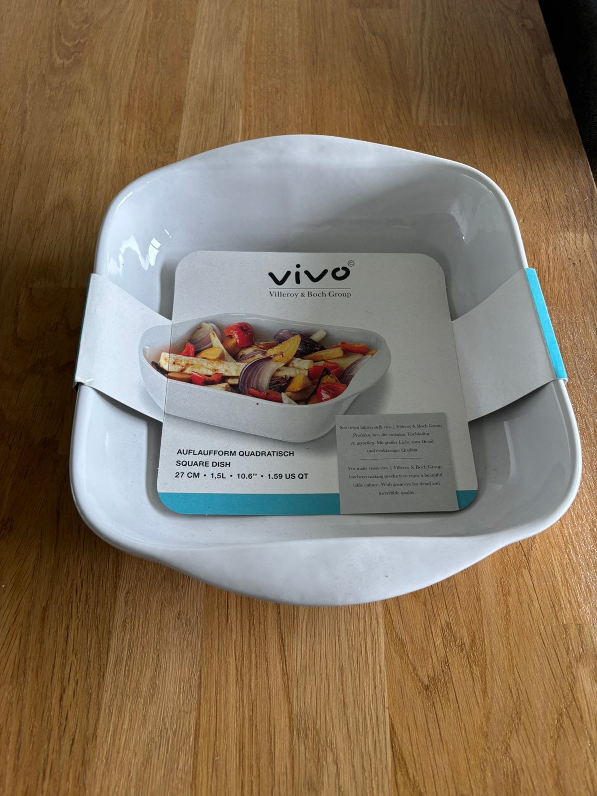 Vivo overnschaal vierkant 27cm, Ophalen, Vivo, Nieuw, Schaal of Schalen