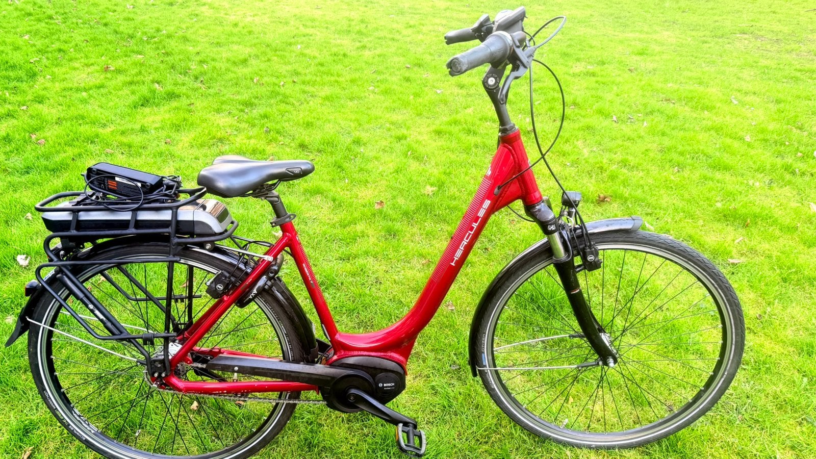 Nette goede mooie Elektrische fiets Hercules Roberta 50cm N7, Gebruikt, 51 tot 55 cm, 50 km per accu of meer, Ophalen