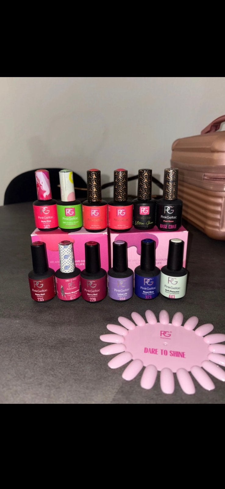 Pink gellac, Ophalen of Verzenden, Zo goed als nieuw, Overige kleuren, Handen en Nagels