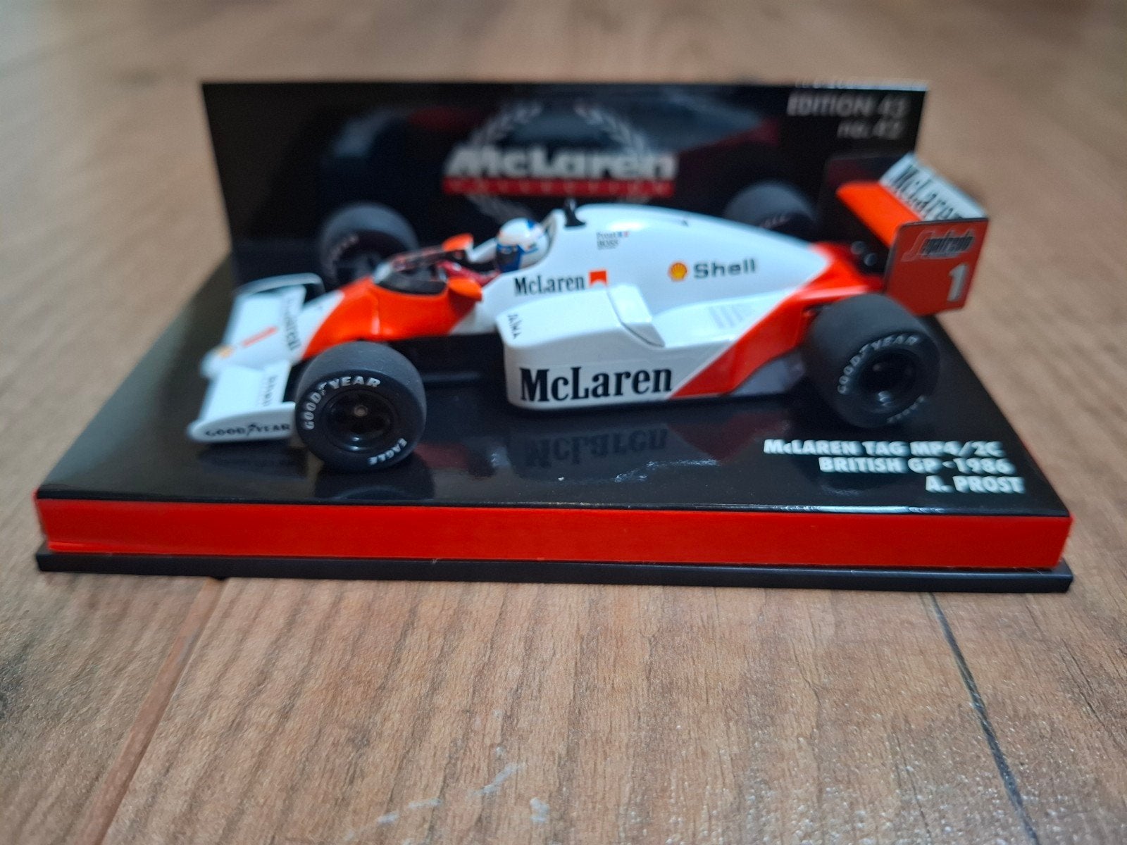 Minichamps McLaren TAG MP4/2C A. Prost 1986 Formule 1, Ophalen of Verzenden, Nieuw, Overige typen, MiniChamps