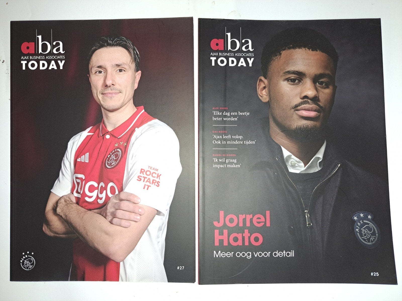Ajax Business Associates Today 2 magazines #25 en #27, Boeken, Ophalen, Zo goed als nieuw, Sport en Vrije tijd