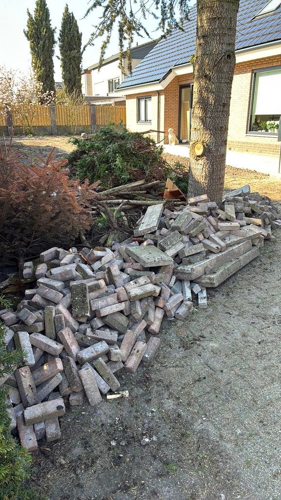 Stenen Gratis af te halen, Ophalen, Gebruikt, Beton, Klinkers