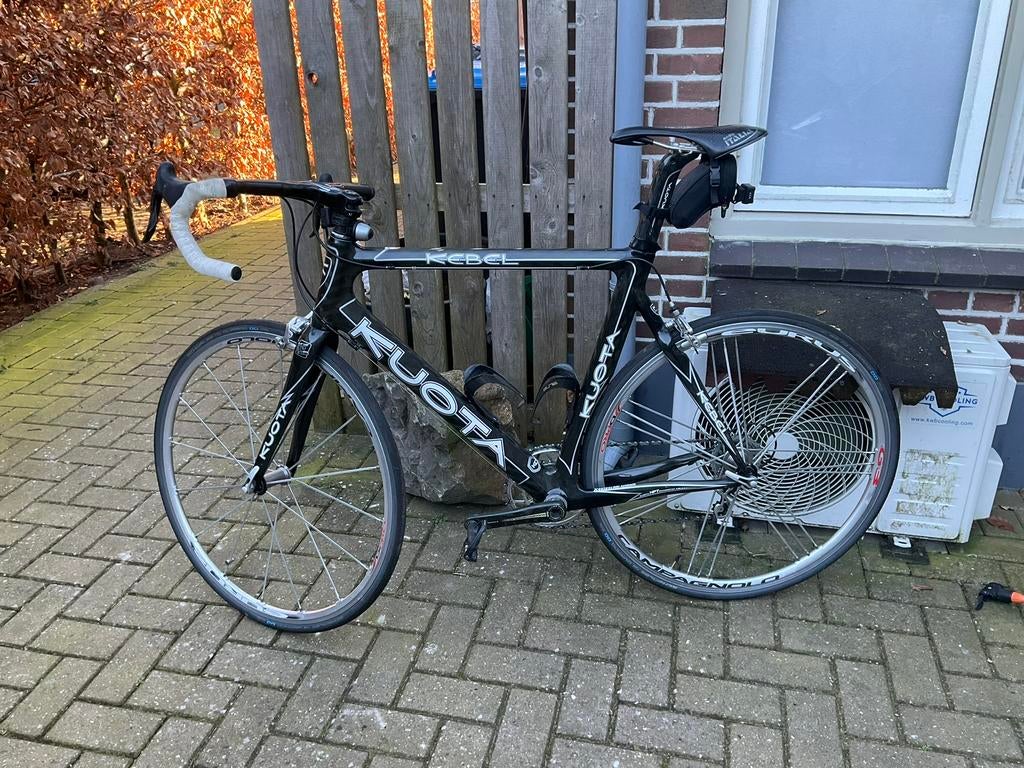 Kuota Kebel Full Carbon racefiets L Campagnola afgemonteerd, Carbon, Zo goed als nieuw, 57 tot 61 cm, Meer dan 20 versnellingen