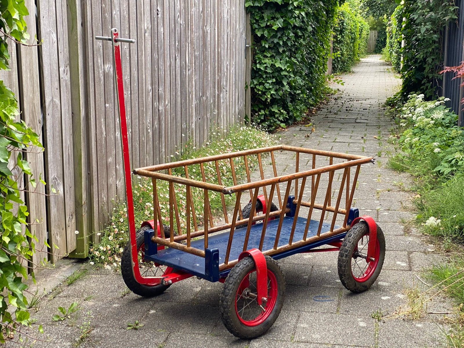 Stevige bolderwagen / beachwagon met uniek draaisysteem, Caravans en Kamperen, Bolderkarren, Ophalen, Gebruikt
