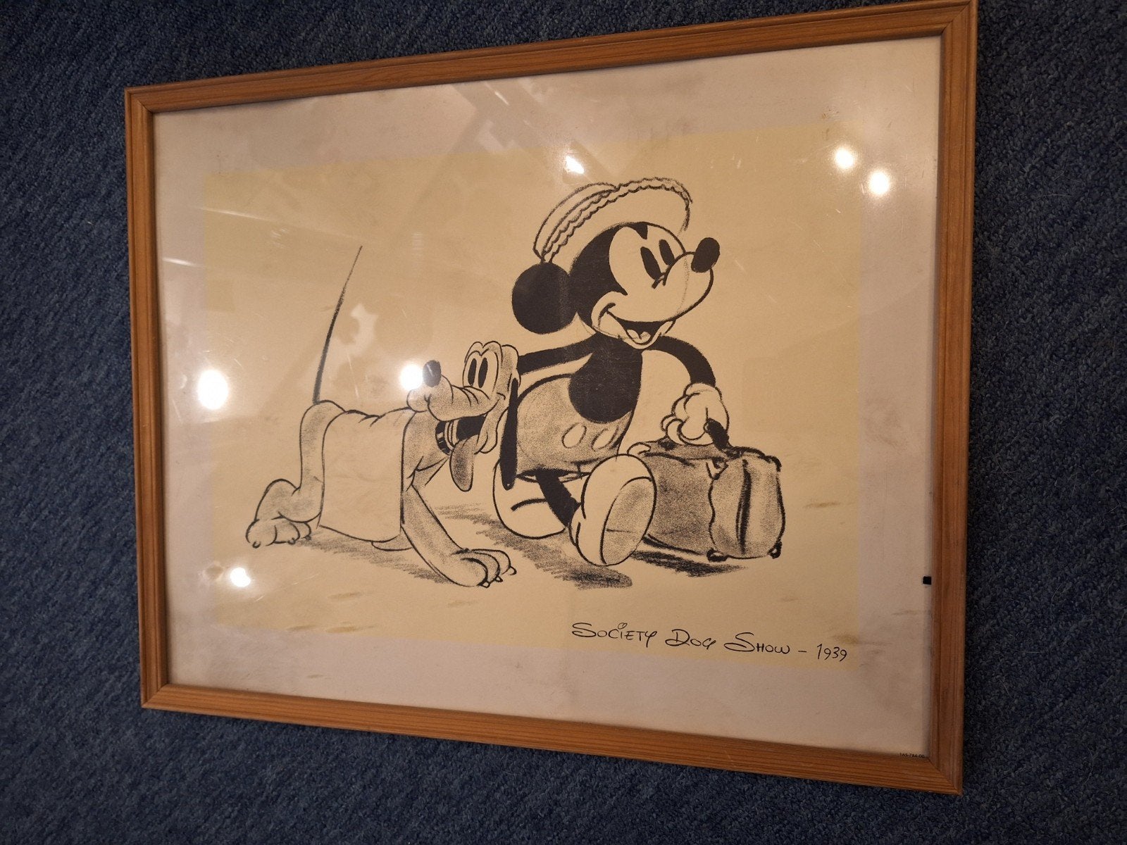 Disney Mickey Mouse tekening, Verzamelen, Ophalen, Mickey Mouse
