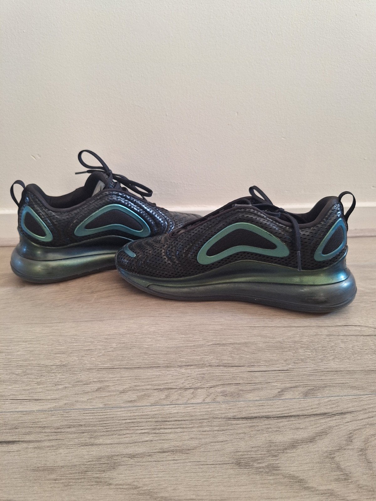 Nike Air Max 720 sneakers - Zwart/Groen - Maat 41, Ophalen, Zwart, Nike, Sneakers of Gympen
