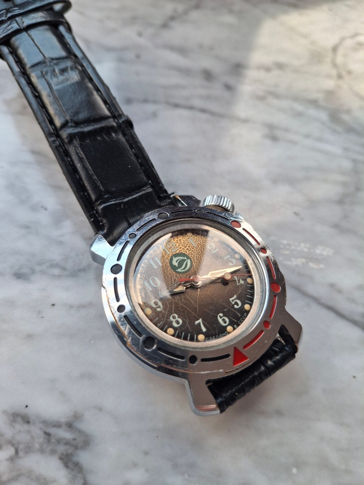 Vintage Vostok Amphibia USSR – Tropical Dial – Soviet Diver, Verzenden