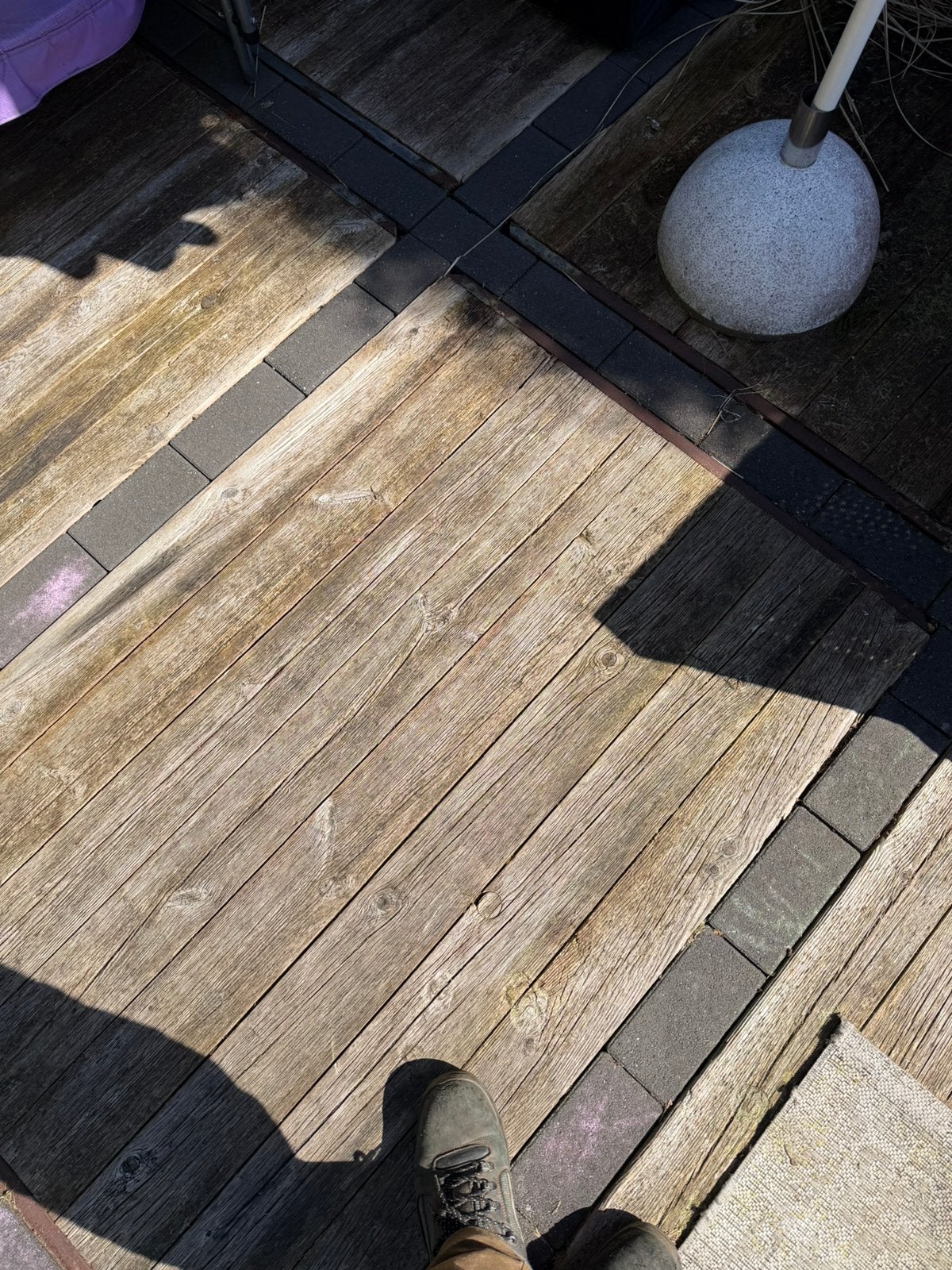 Steenschotten, Ophalen, Gebruikt, Hout