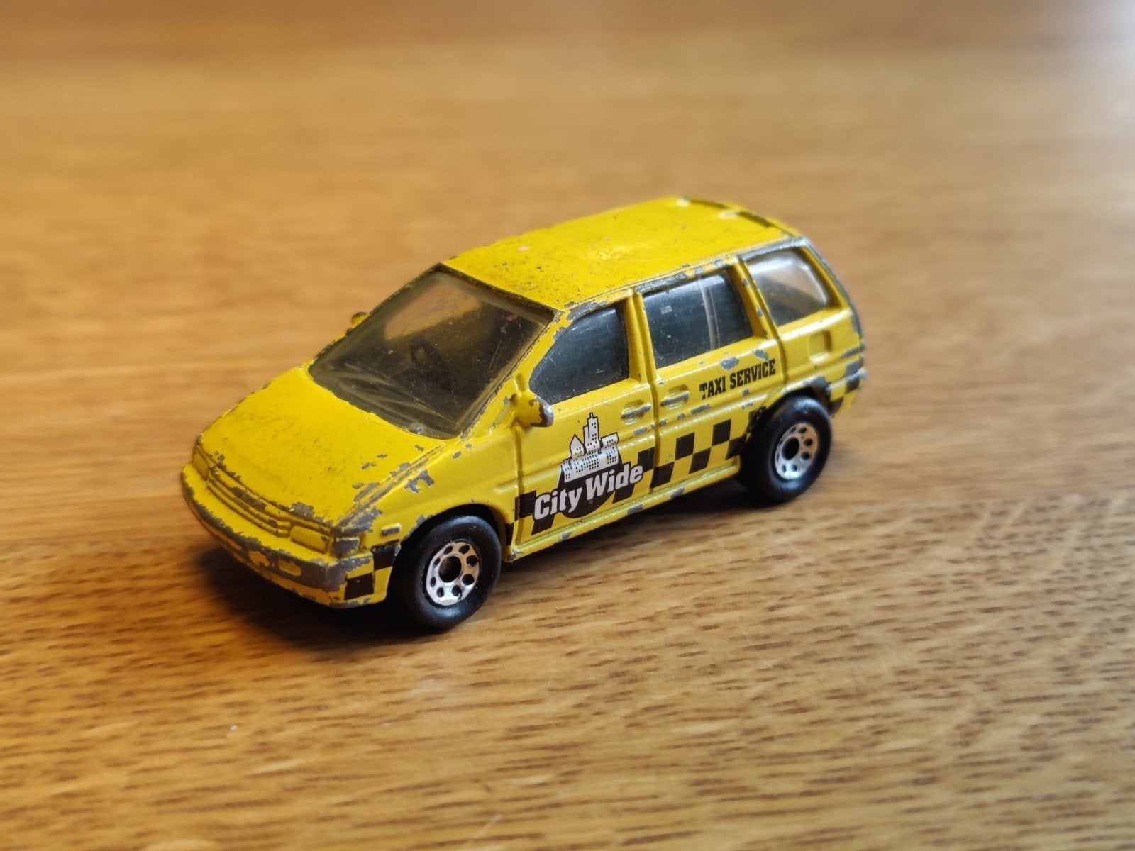 Matchbox Nissan Prairie Taxi, Ophalen of Verzenden, Zo goed als nieuw, Auto