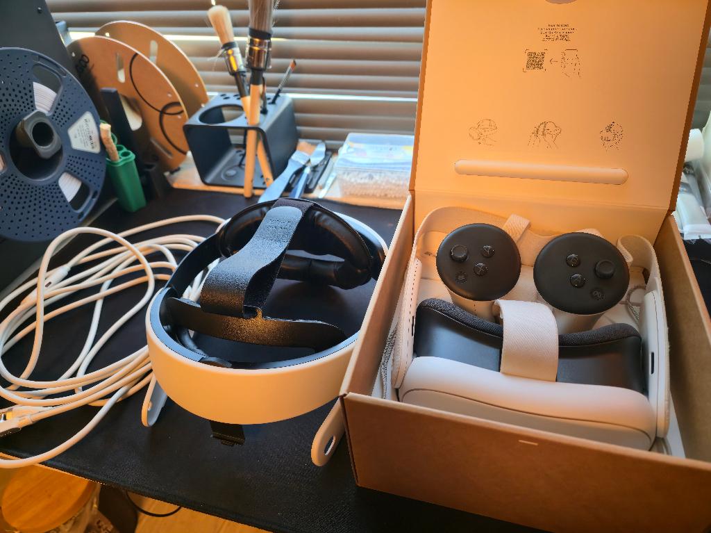Meta Quest 3 512GB|KIWI H4 strap+5m kabel |Zo goed als nieuw, Ophalen of Verzenden, Zo goed als nieuw, VR-bril, Overige platformen