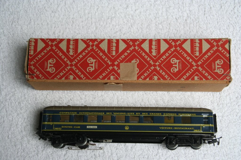 Märklin HO 346/3J Slaaprijtuig van de CIWL (5.7), Hobby en Vrije tijd, Modeltreinen | H0, Wisselstroom, Wagon, Ophalen of Verzenden