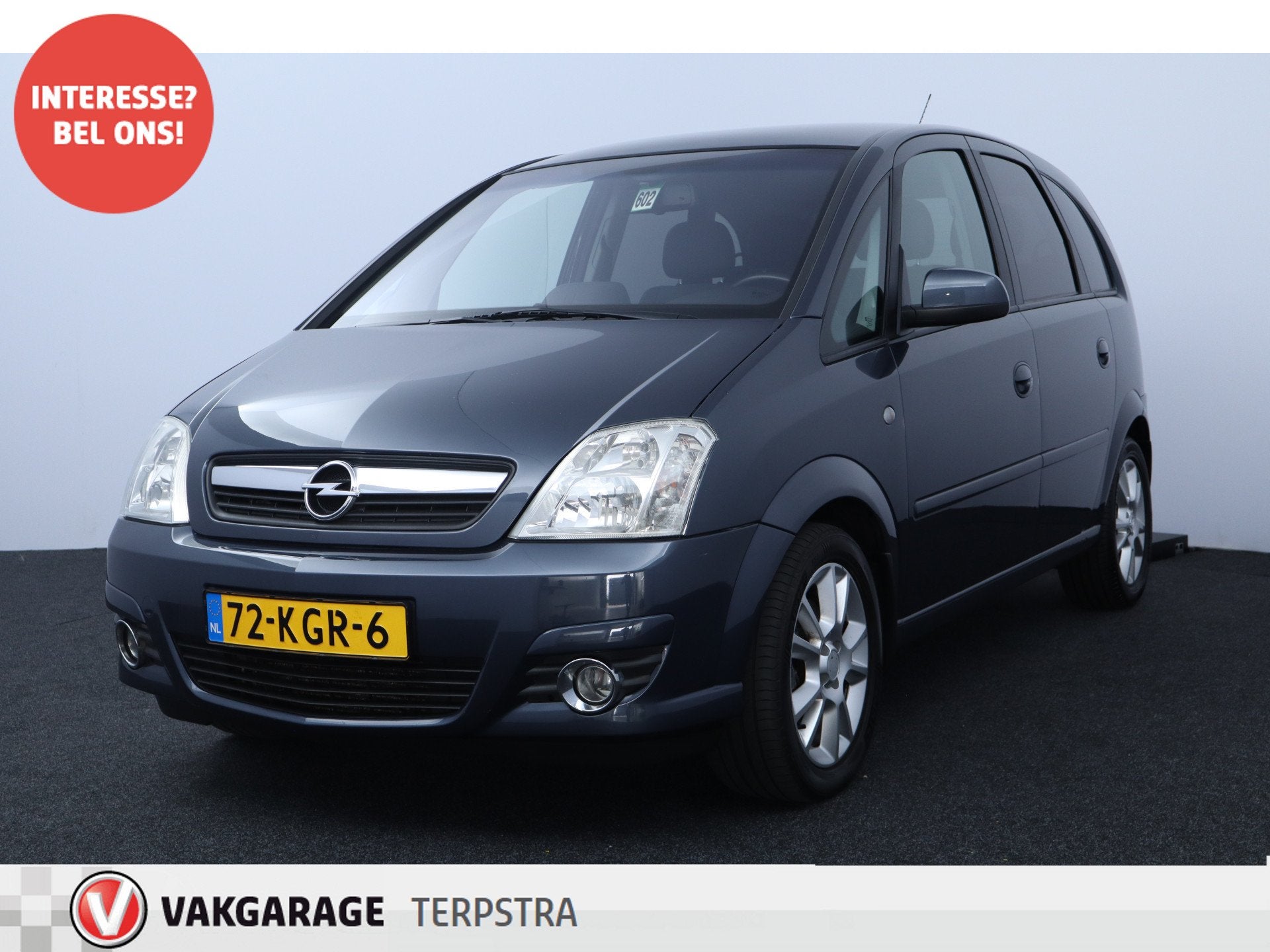 Opel Meriva 1.6-16V Cosmo/ D-Riem verv: 98.000 KM!/ Trekhaak, Auto's, Voorwielaandrijving, Gebruikt, Zwart, 4 cilinders