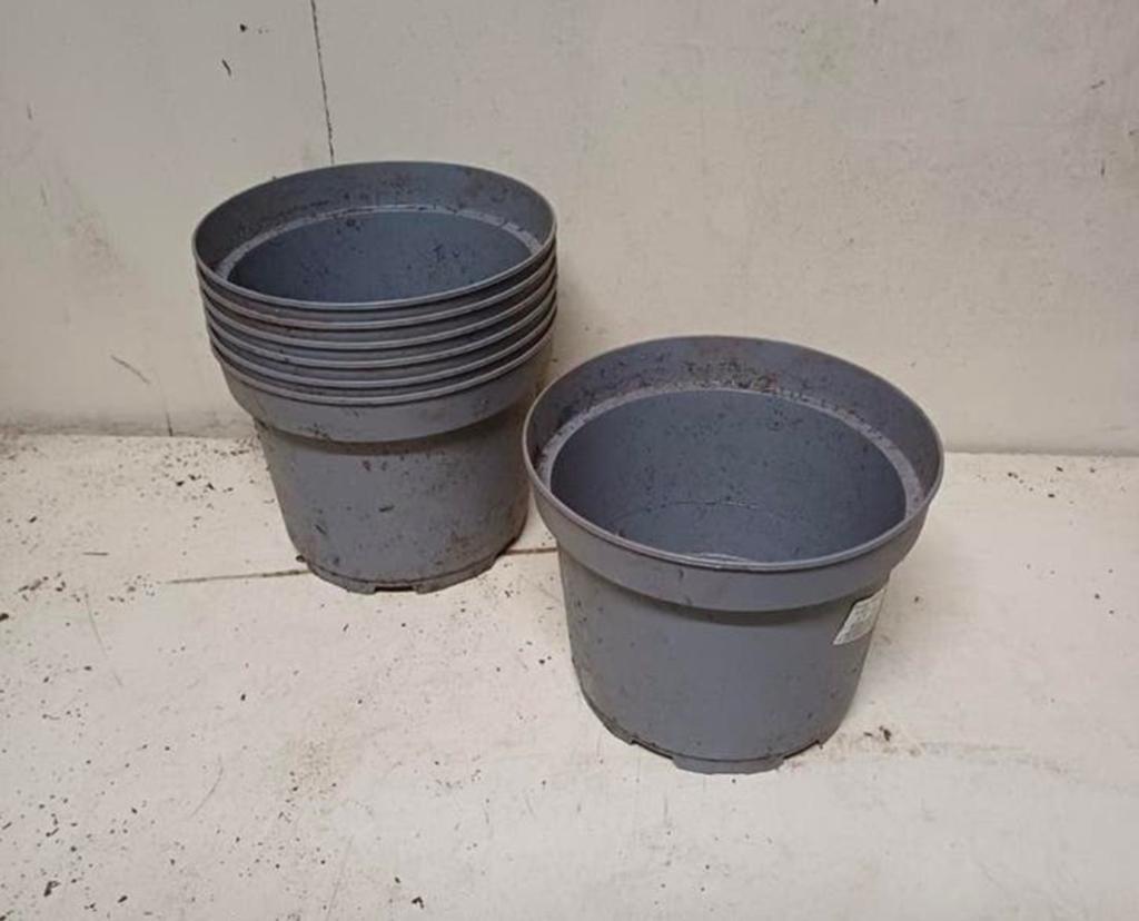 Kweekpotten plantenpotten bloempotten 20 cm, Tuin en Terras, Bloempotten, Kunststof, Gebruikt, Rond, Ophalen of Verzenden