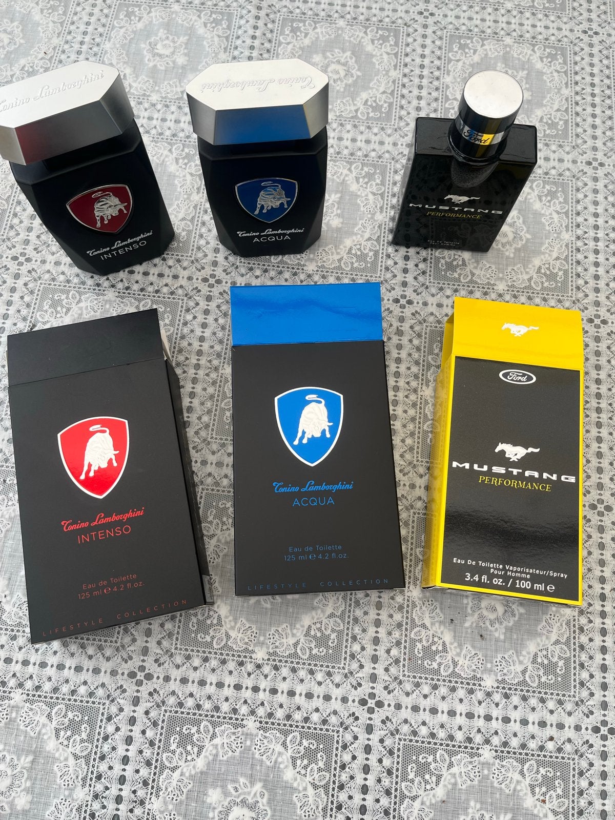 Nieuwe parfums: Lamborghini Intenso, Acqua & Mustang Perform, Ophalen of Verzenden, Nieuw