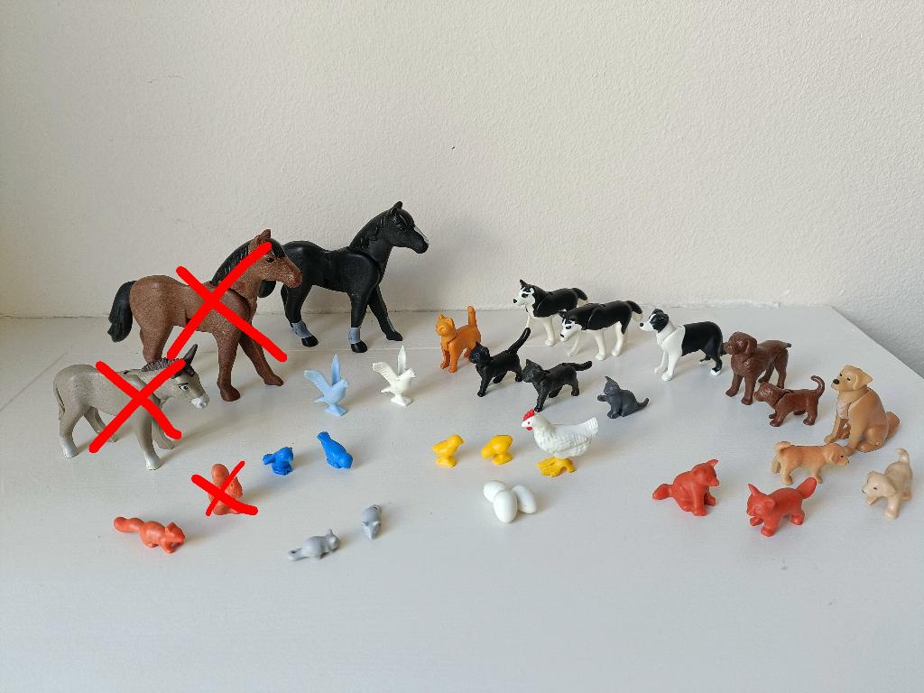 playmobil verschillende dieren (boerderij) per stuk, Ophalen of Verzenden, Gebruikt