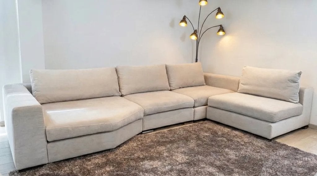 Macazz Valencia Modulaire Hoekbank (Nieuwprijs €7.065), Huis en Inrichting, Ophalen, 300 cm of meer, Zo goed als nieuw, Vierpersoons of meer