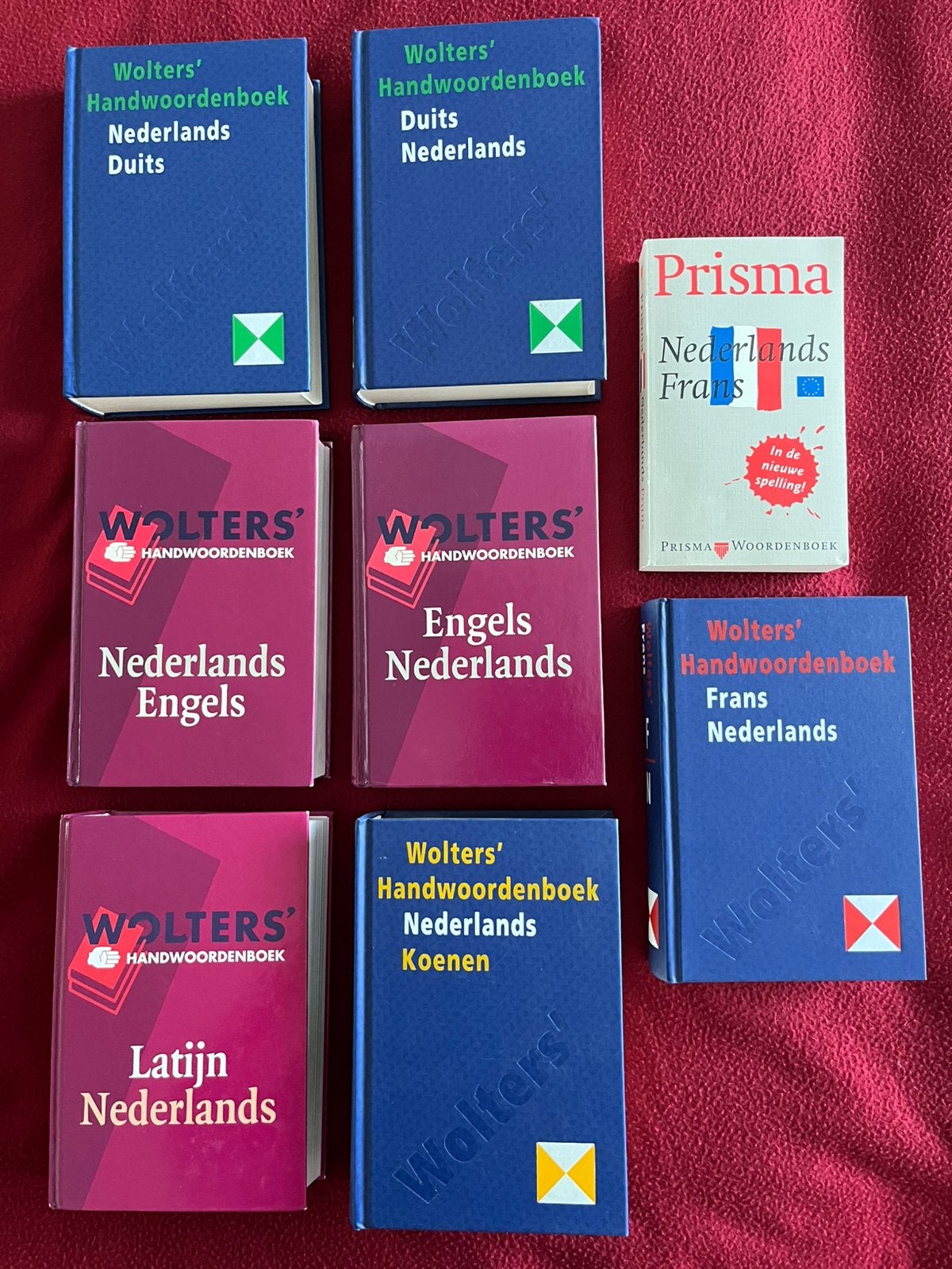 Mooie set van 8 woordenboeken, Ophalen, Zo goed als nieuw, Koenen of Wolters, Engels