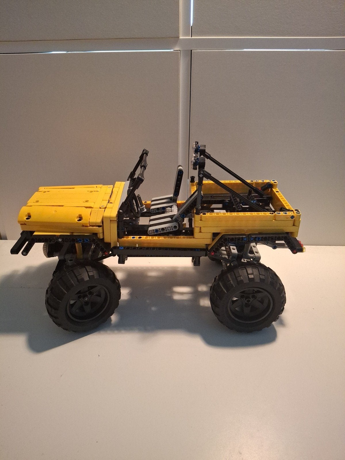 LEGO Technic Gele Jeep Wrangler / Off-Roader MOC, Gebruikt, Lego, Ophalen of Verzenden, Complete set
