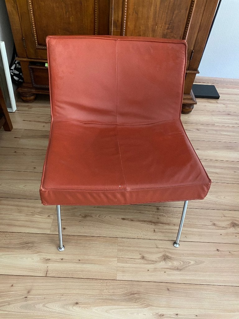 Leren fauteuiltje, Ophalen, Gebruikt, Minder dan 75 cm, Leer