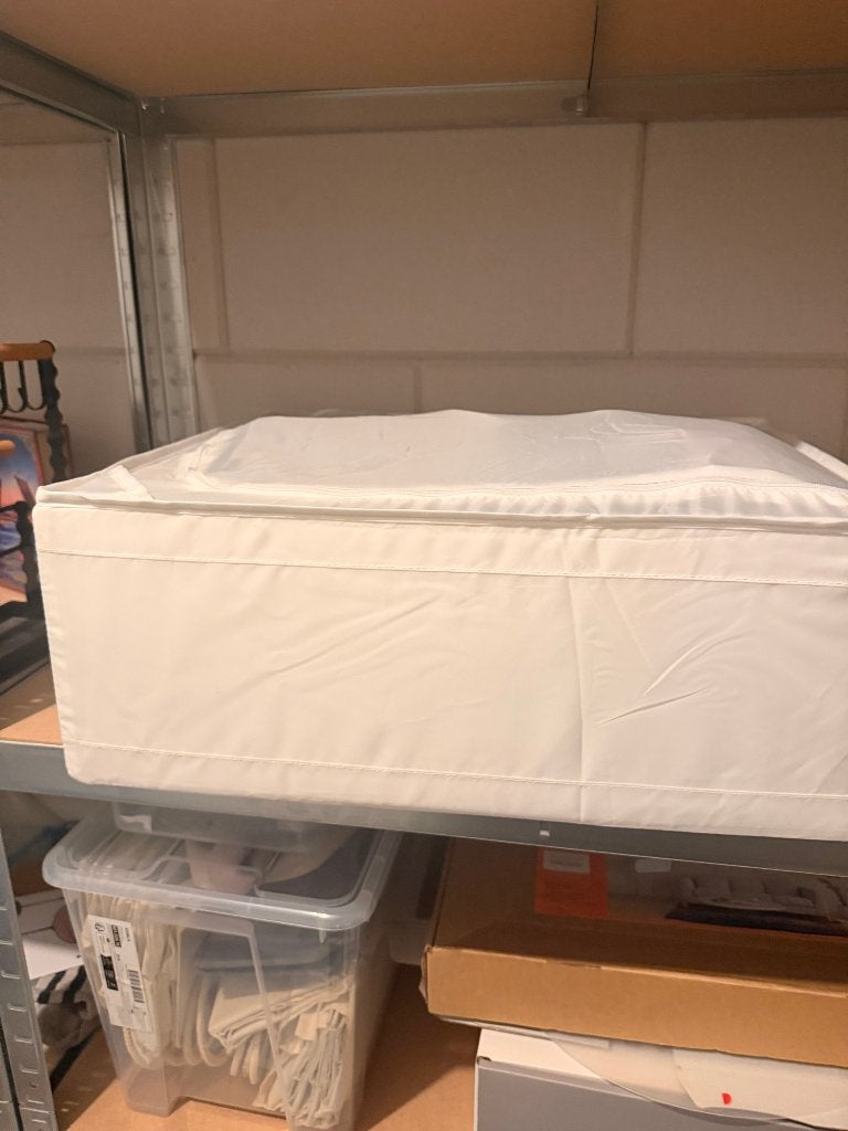 IKEA SKUBB opbergtassen wit 93x55x19 cm met rits, Ophalen, Gebruikt