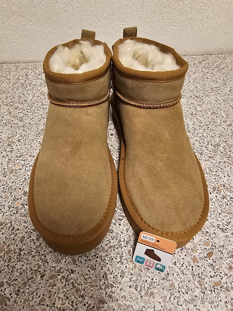 Winterlaarsjes, Beige, Snowboots, Nieuw, Ophalen of Verzenden