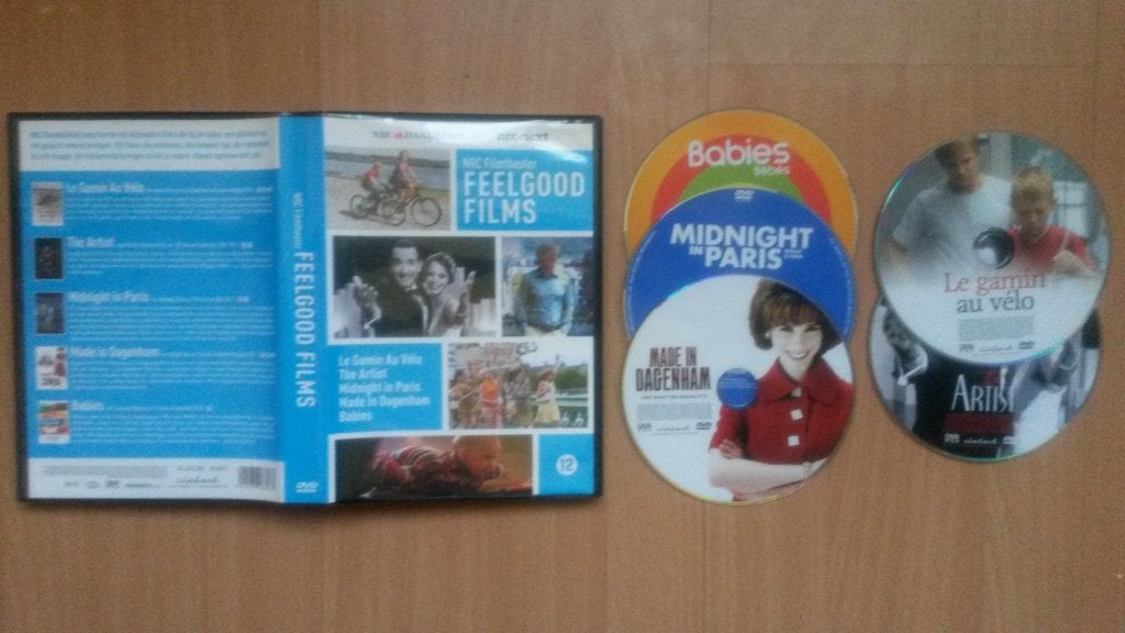 NRC Filmtheater Feelgood Films 5dvd box o.a. The artist, Overige gebieden, Verzenden, Speciale editie, Nederlands