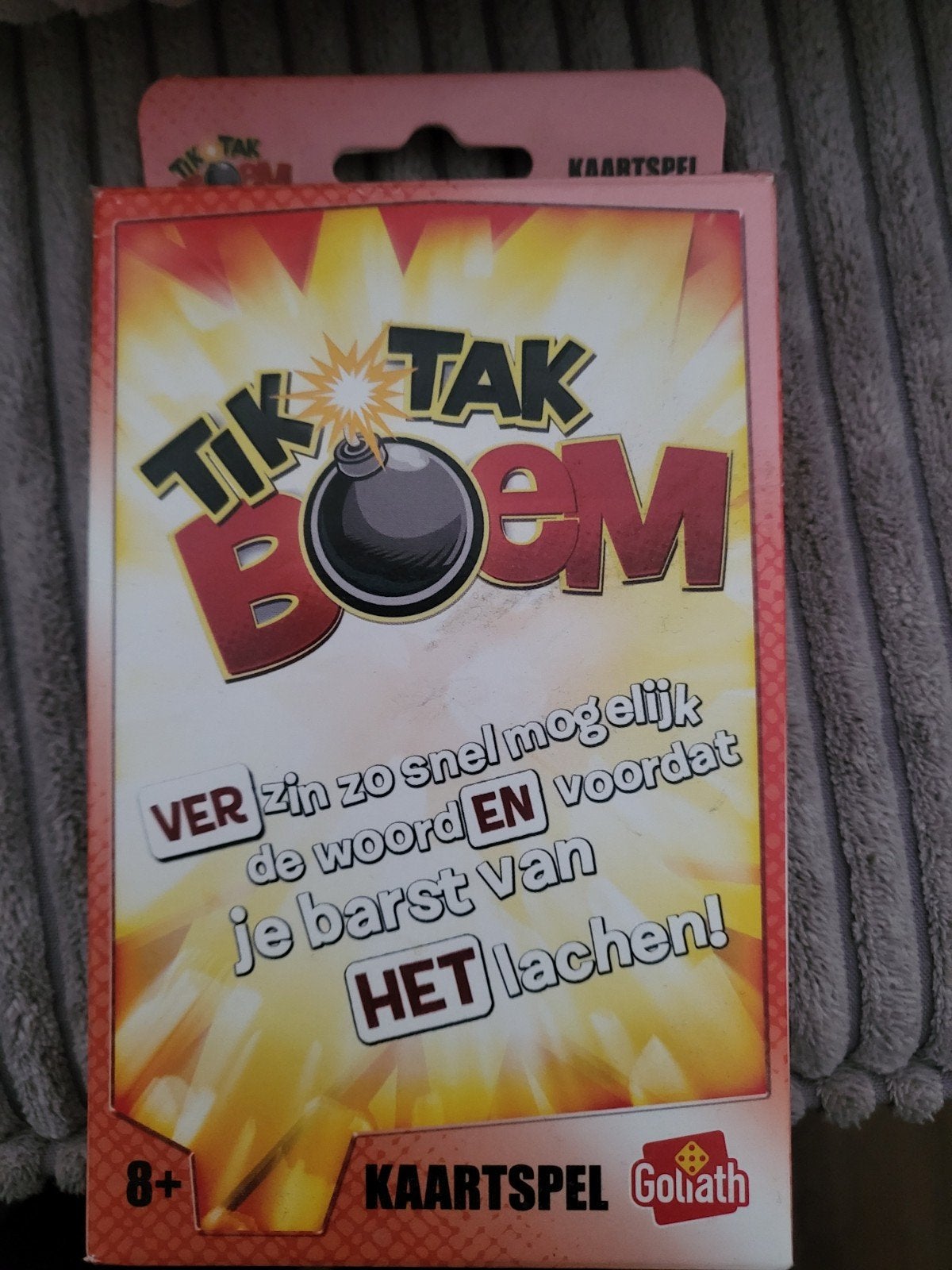 tik tak boem, Ophalen of Verzenden, Zo goed als nieuw