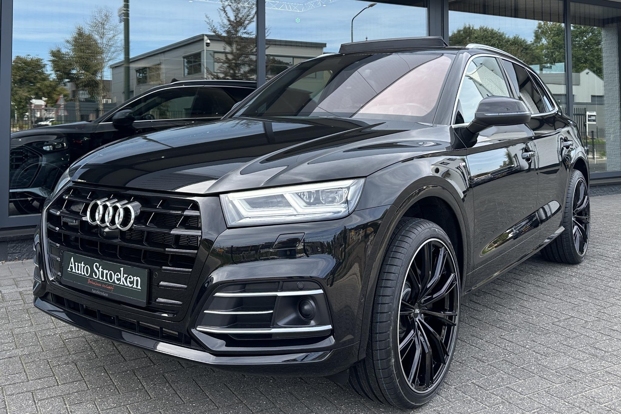 Audi Q5 50 TFSIe Quattro S-Line Pano Virtual Matrix Leder, Auto's, Automaat, Gebruikt, Euro 6, 4 cilinders