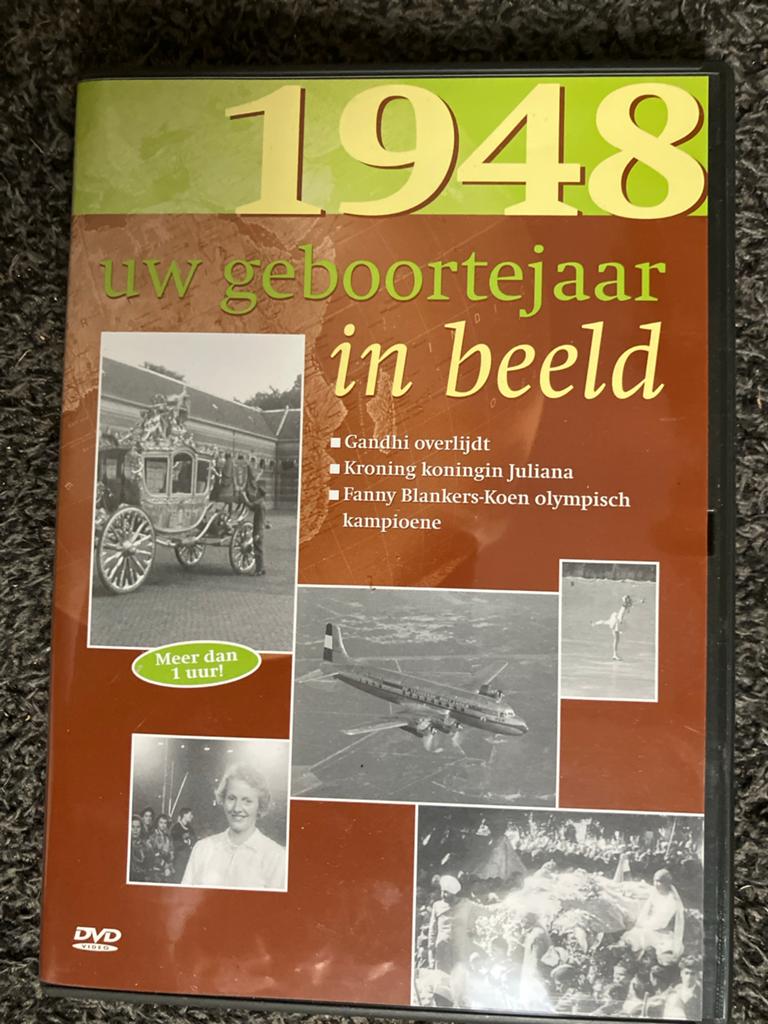 1948: Uw Geboortejaar in Beeld DVD - Historische Gebeurtenis, Cd's en Dvd's, Dvd's | Documentaire en Educatief, Gebruikt, Politiek of Geschiedenis