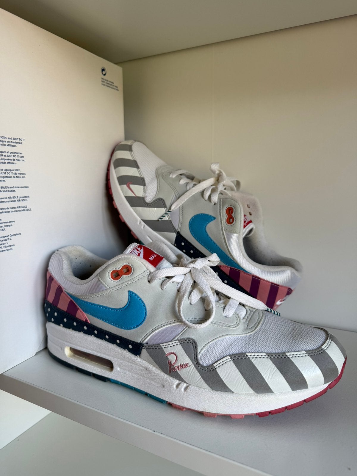 Nike Air Max 1 Parra, Overige kleuren, Ophalen of Verzenden, Sneakers of Gympen, Zo goed als nieuw