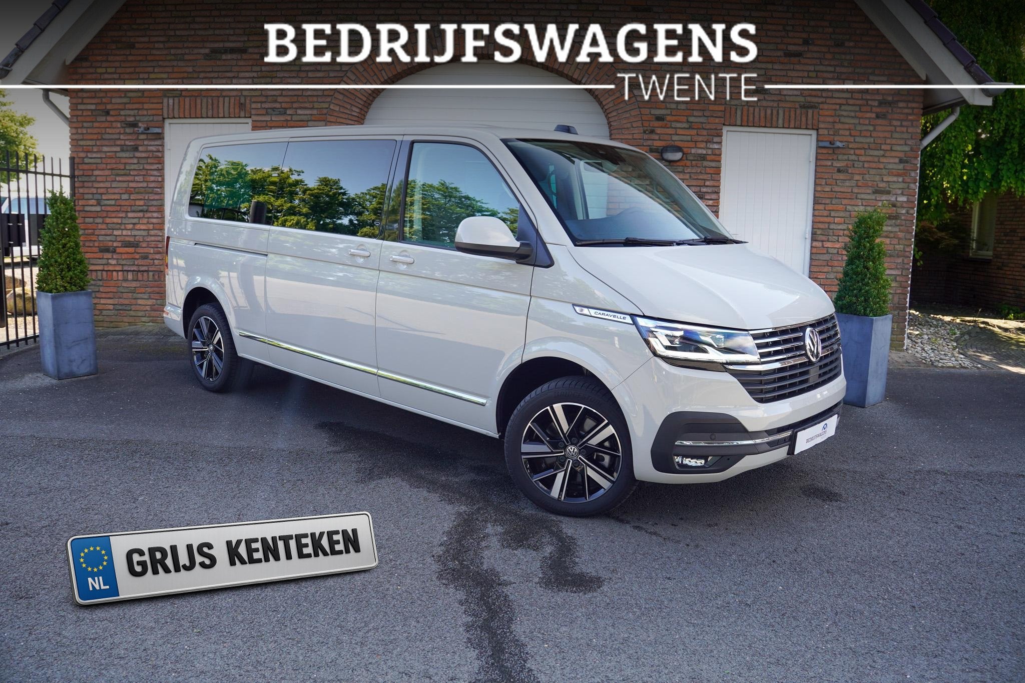 Volkswagen Transporter T6.1 CARAVELLE 204PK DSG FULL OPTIONS, Stof, Gebruikt, 4 cilinders, Volkswagen