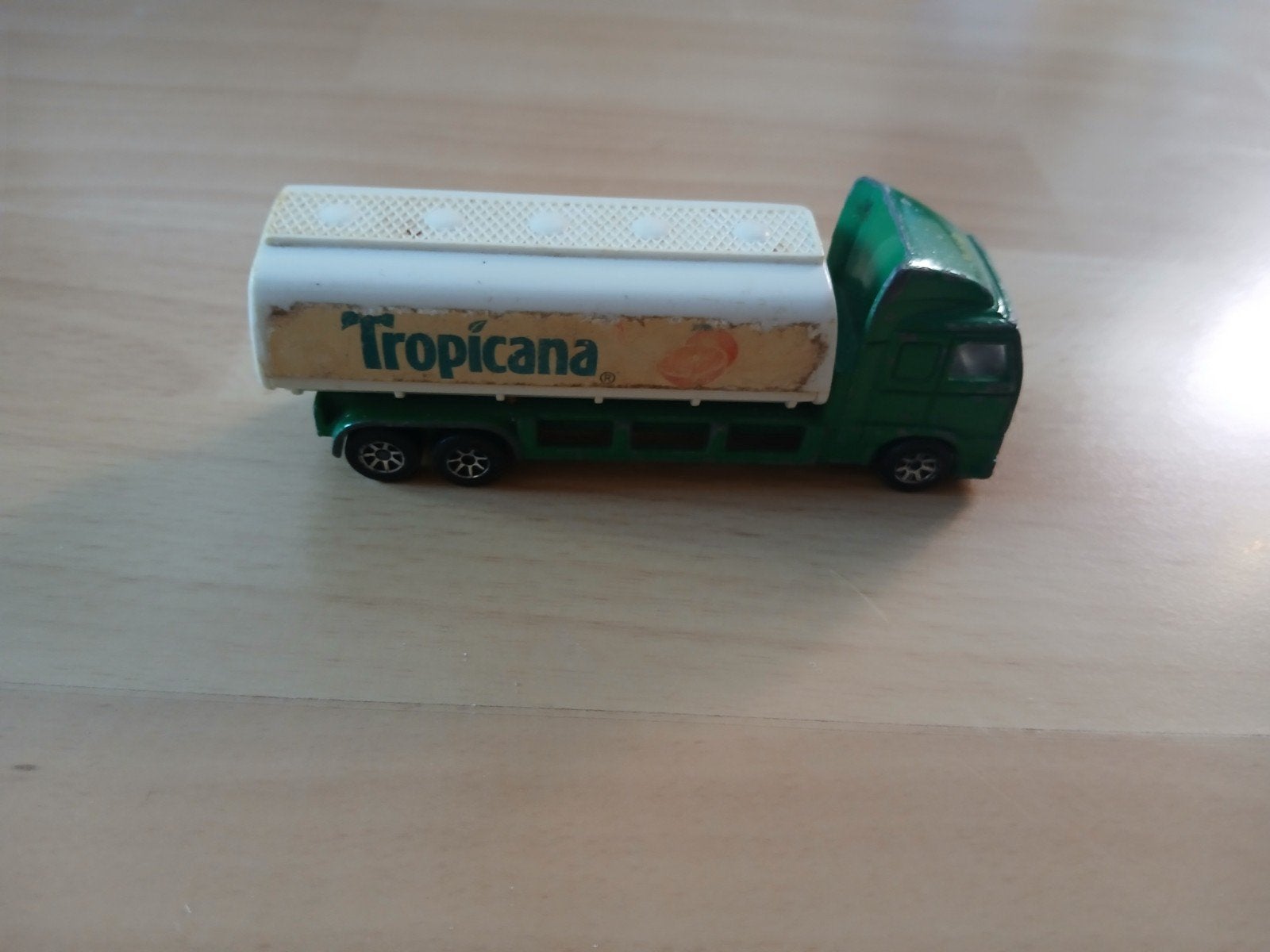 Matchbox Tropicana Tankwagen - Vintage Speelgoed, Ophalen of Verzenden, Gebruikt