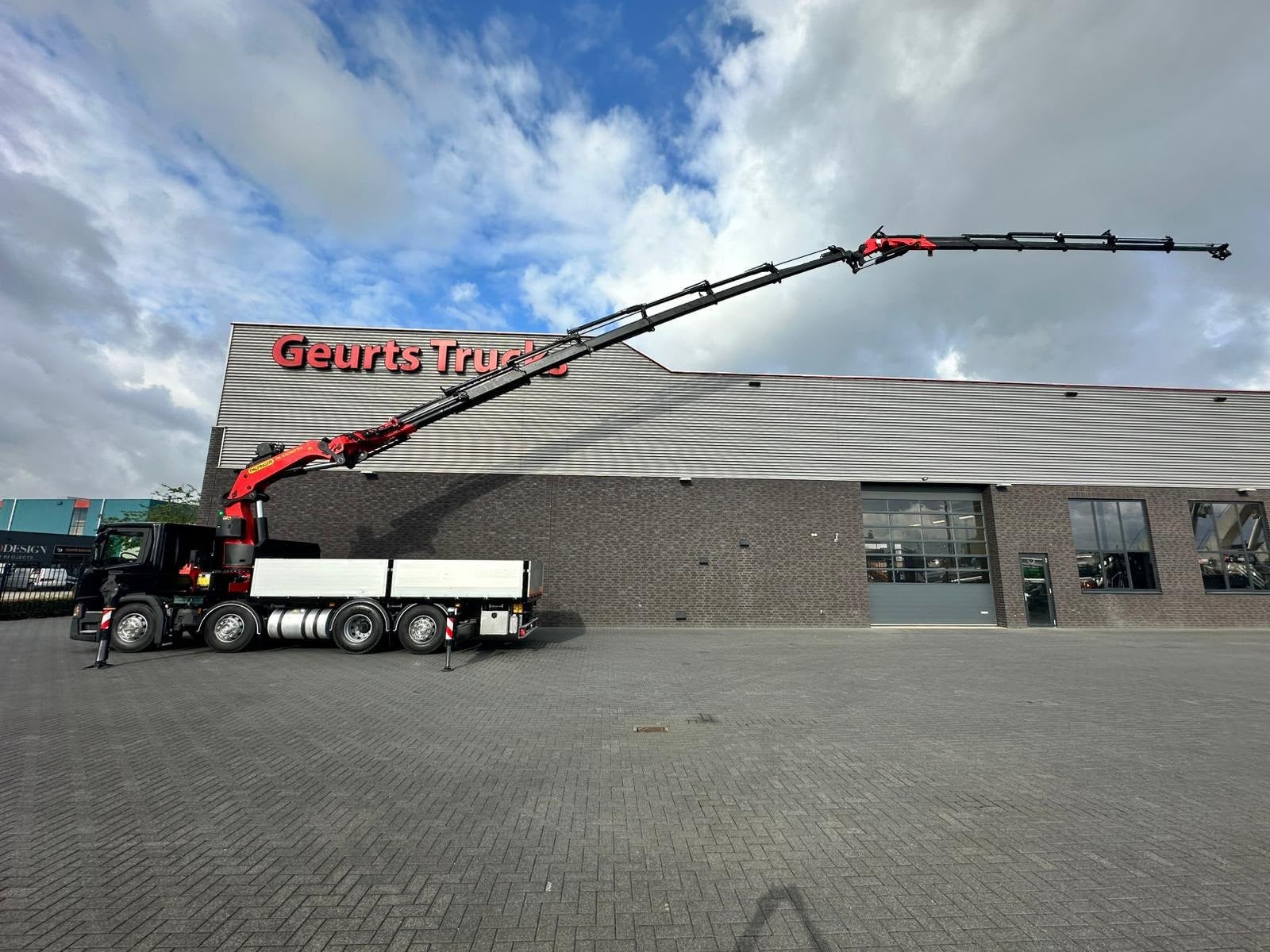 Scania P500 B8X2*6LB MET PALFINGER PK65002-SH F POWER LINK P, Auto's, Automaat, Euro 6, Zwart, Diesel