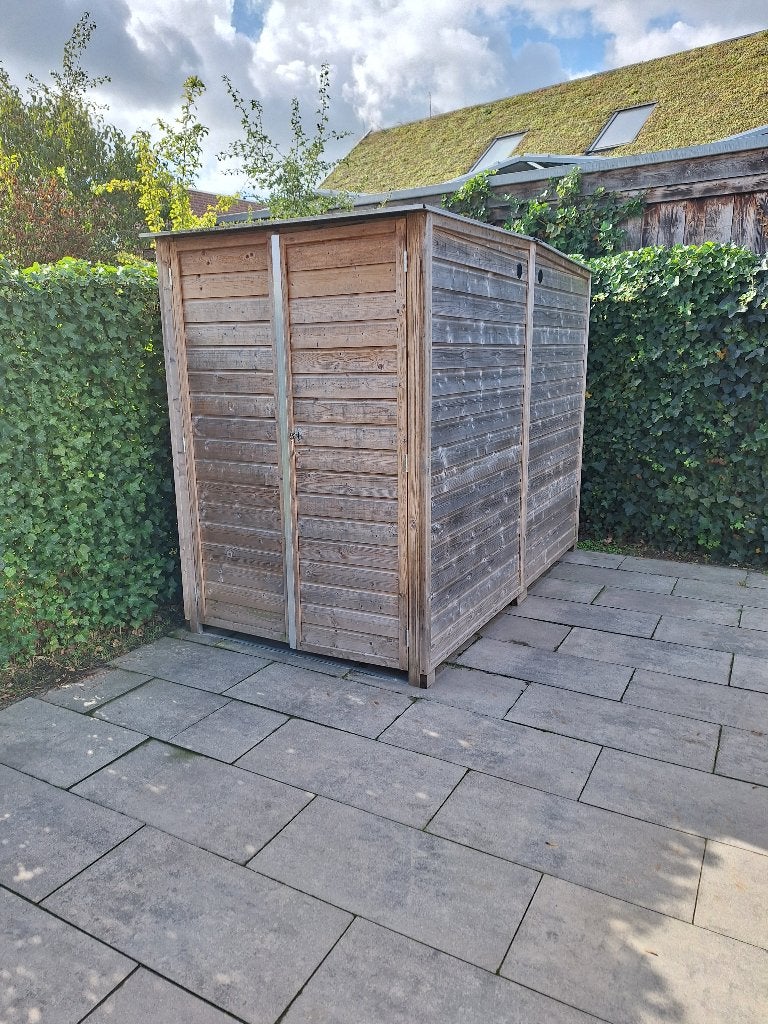 houten Tuinberging, Ophalen, Gebruikt, Hout, Fietsenberging