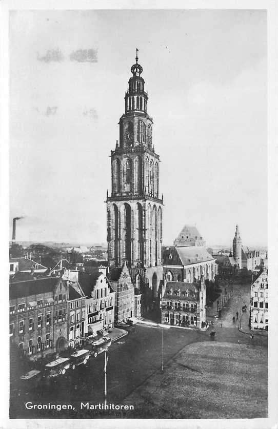 300-025-001 Groningen Martinitoren, Verzenden, Voor 1920, Groningen