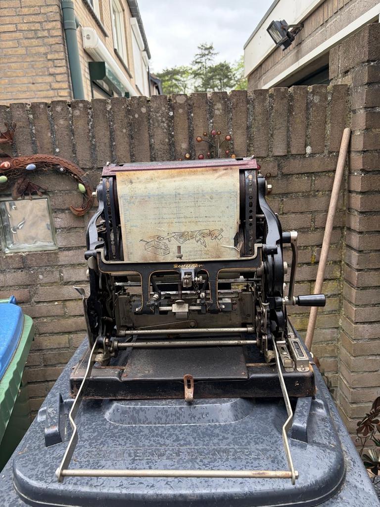 Antieke stencilmachine, Antiek en Kunst, Ophalen