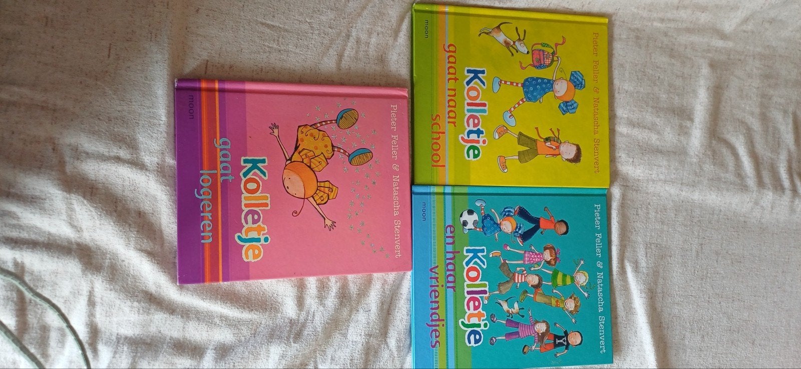 Kolletje kinderboeken set - 3 delen, Ophalen of Verzenden, Zo goed als nieuw, Pieter Feller & Natascha Stenvert, Fictie algemeen
