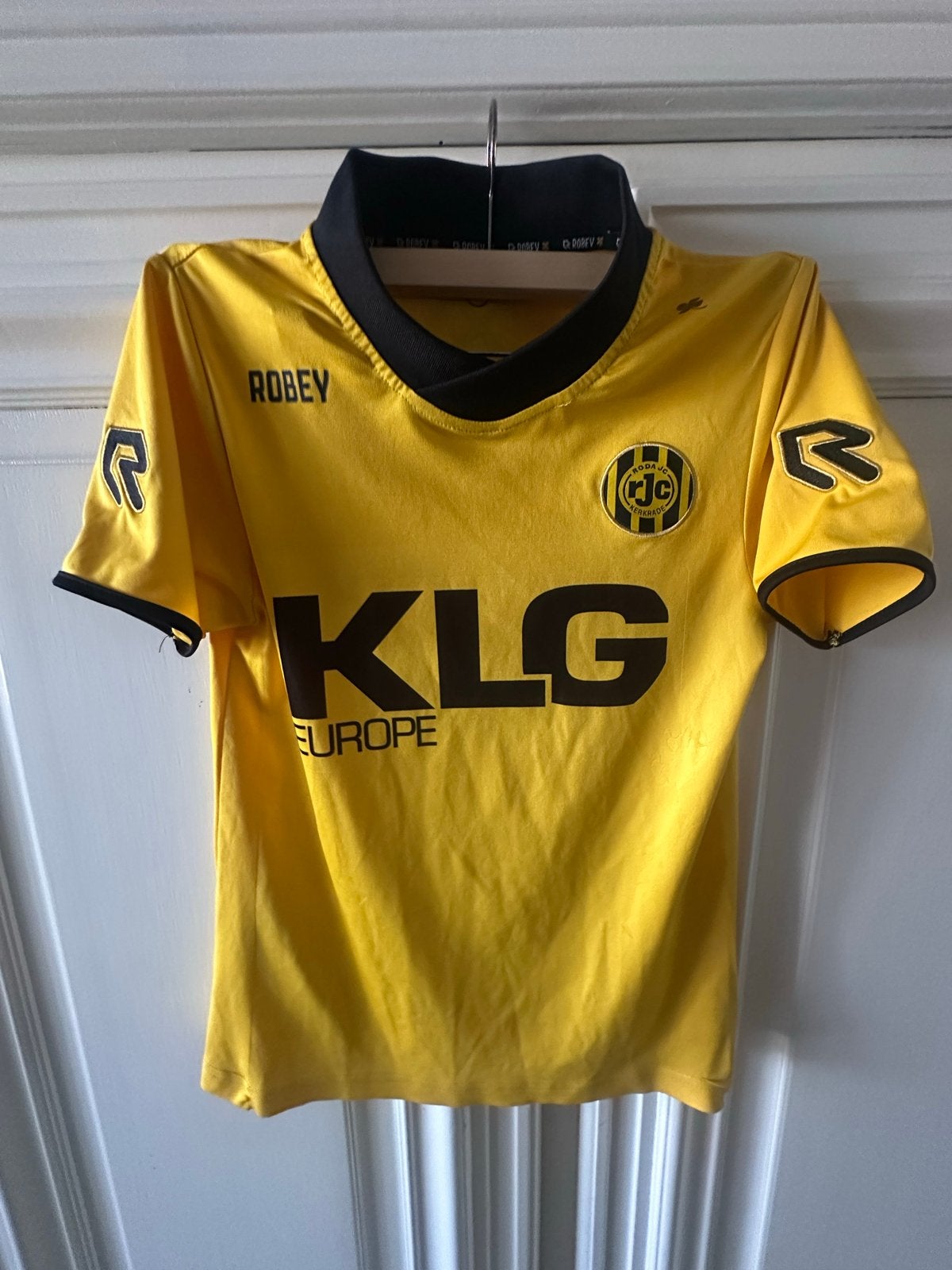 Roda JC thuisshirt Robey  Maat 152, Ophalen of Verzenden, Gebruikt, Roda JC, Shirt