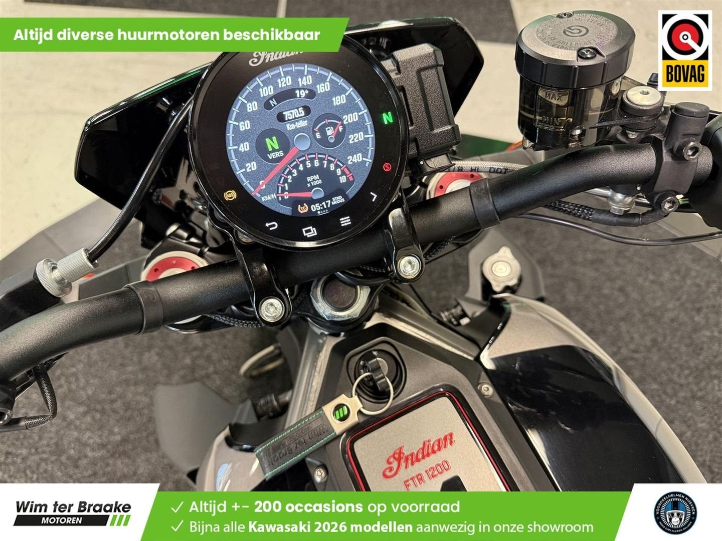 Indian FTR 1200 ABS - 2023, Motoren, Motoren | Overige merken, 1203 cc, Chopper, Bedrijf, Meer dan 35 kW